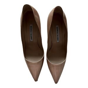 Manolo Blahnik heels size EU 37.5 made in Italy.